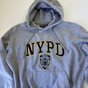 NYPD Pullover Hoodie Boys Youth Small Police Department of New York Cotton S